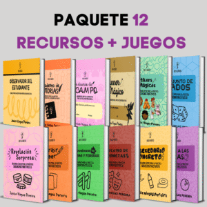 Paquete 12 (5 Recursos + 7 Juegos)