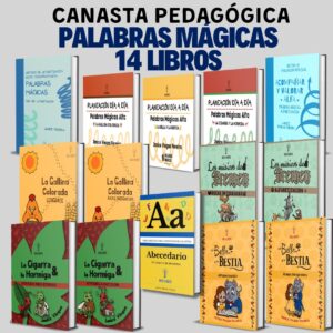 CANASTA PEDAGÓGICA 14 LIBROS LA CIGARRA Y LA HORMIGA
