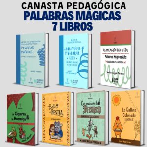 CANASTA PEDAGÓGICA 7 LIBROS LA CIGARRA Y LA HORMIGA