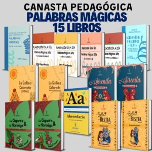 CANASTA PEDAGÓGICA 15 LIBROS LA SIRENITA