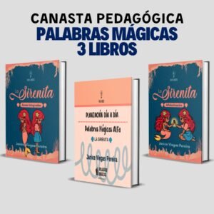 CANASTA PEDAGÓGICA 3 LIBROS LA SIRENITA